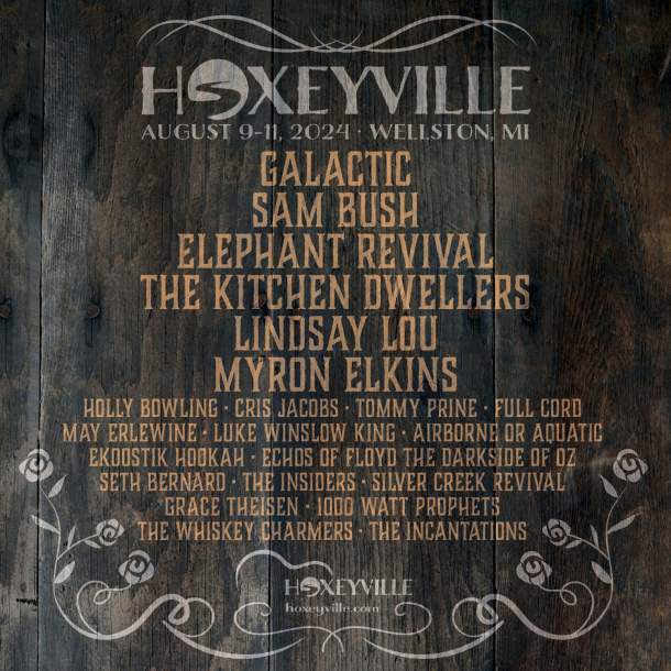 Hoxeyville Music Festival Announces Lineup for 22nd Event Held Aug. 9